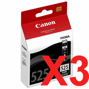 Canon MX715 PGI-525BK x3 Black Gen.