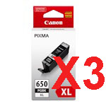 Canon MX726 PGI-650XLBK x3 Black Gen.