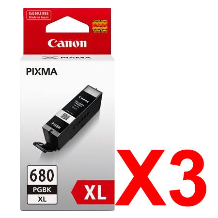Canon TS706 PGI-680XLBK x3 Black Gen.
