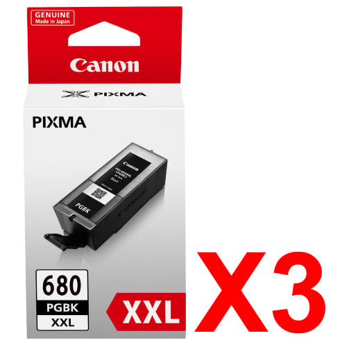 Canon TS706 PGI-680XXLBK x3 Black Gen.