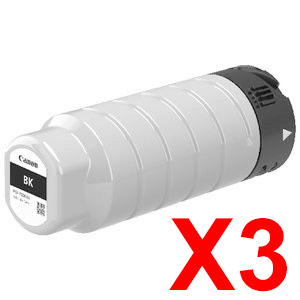 Canon WG7650FM PGI-7600XLBK x3 Black Gen.