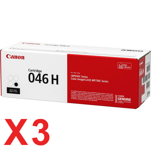 Canon imageCLASS MF735cx CART-046BKH x3 Black Gen.