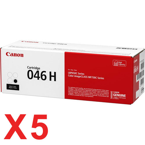 Canon imageCLASS MF735cx CART-046BKH x5 Black Gen.