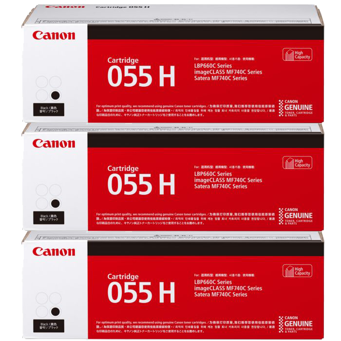 Canon imageCLASS MF746Cx CART-055BKH x3 Black Gen.