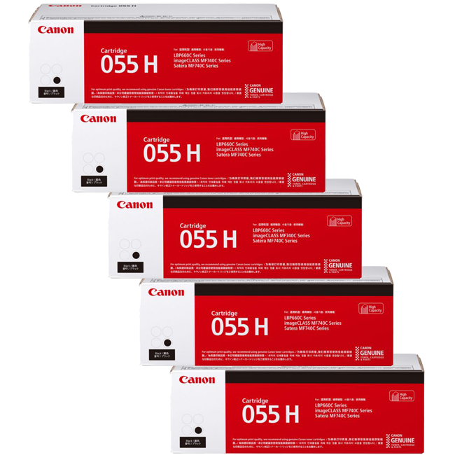 Canon imageCLASS MF746Cx CART-055BKH x5 Black Gen.