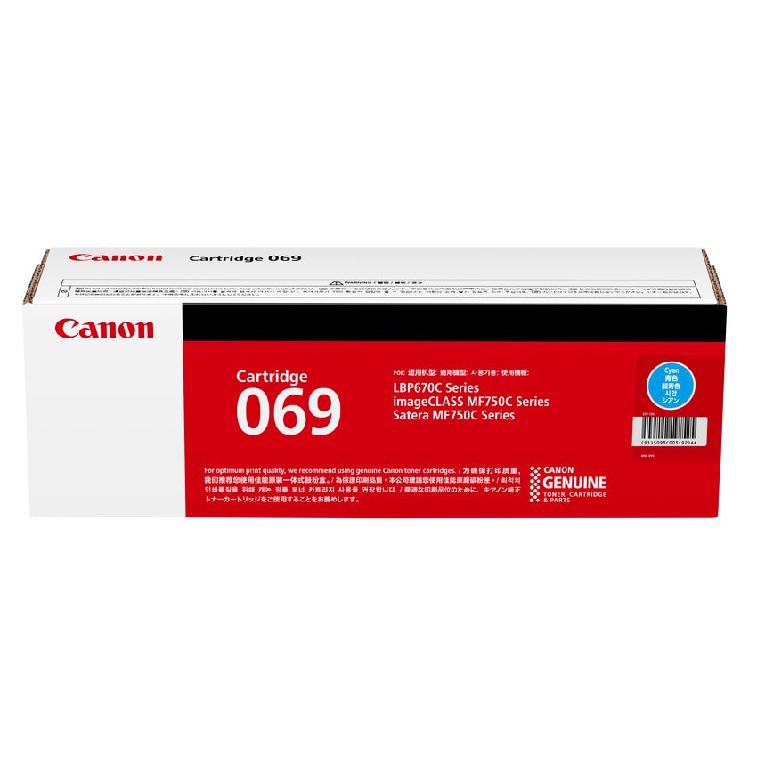 Canon imageCLASS MF756cx CART-069C x1 Cyan Gen.