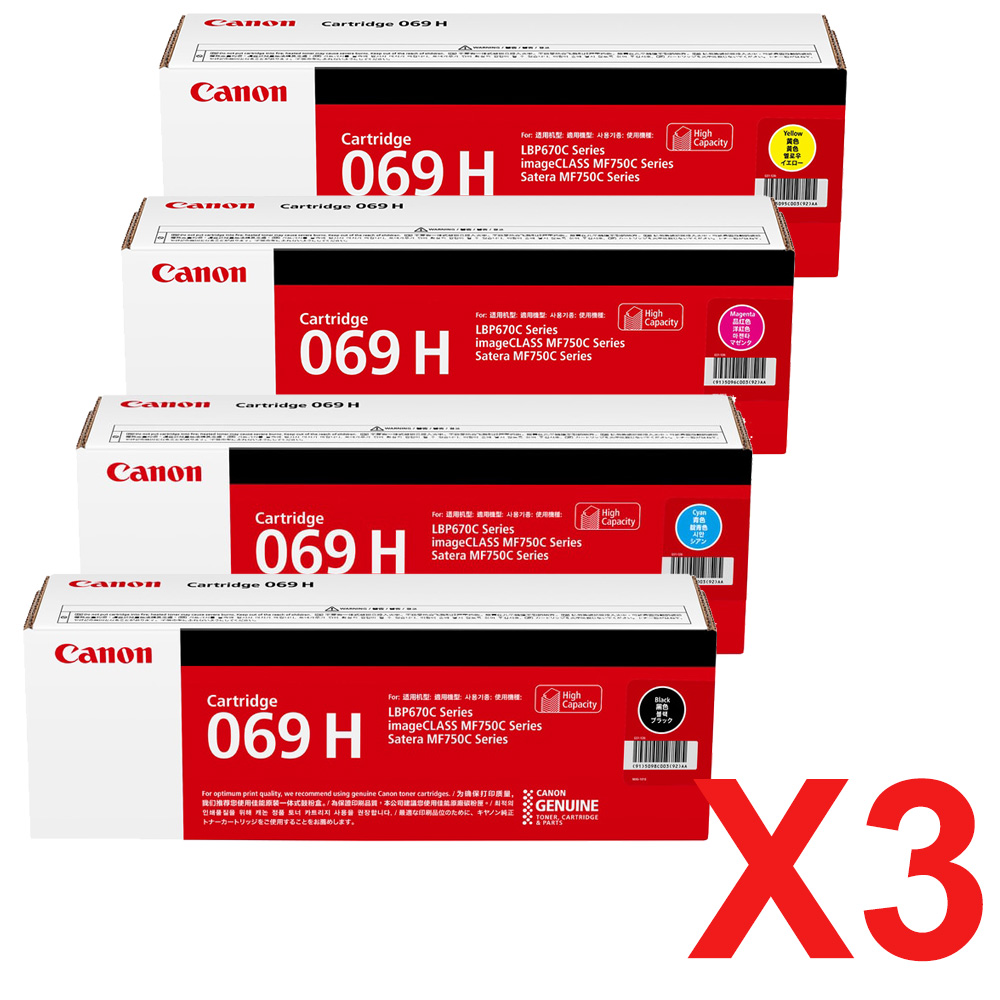 Canon imageCLASS MF756cx CART-069H x4 Gen.