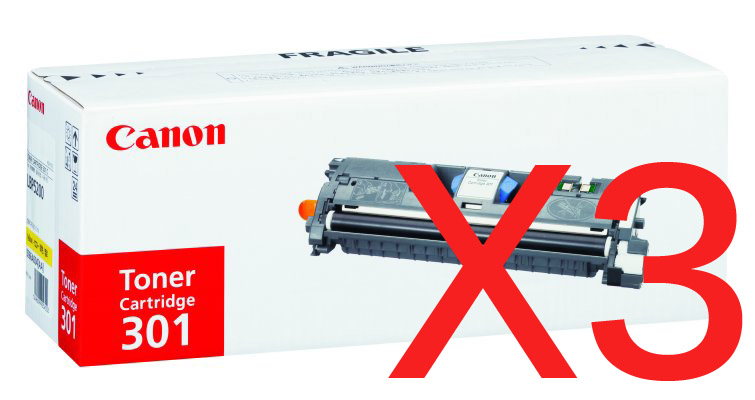 Canon imageCLASS MF8180c CART-301BK x3 Black Gen.
