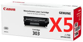 Canon LASER SHOT LBP2900 CART-303 x5 Gen.