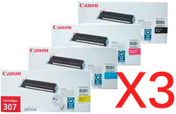 Canon LASER SHOT LBP5000 CART-307 x4 Gen.