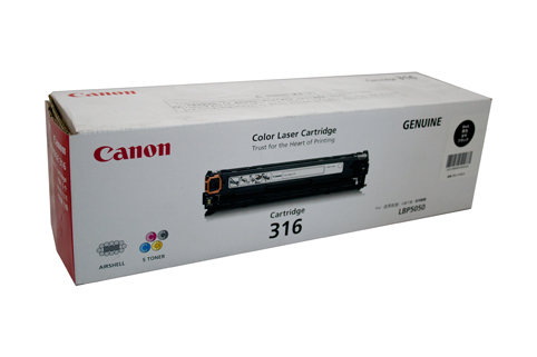 Canon LASER SHOT LBP5050N CART-316BK x1 Black Gen.