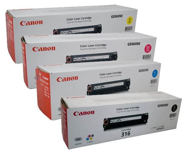 Canon LASER SHOT LBP5050N CART-316 x4 Gen.