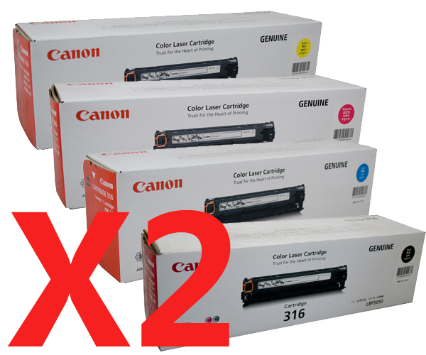 Canon LASER SHOT LBP5050N CART-316 x4 Gen.