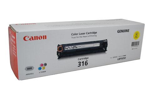 Canon LASER SHOT LBP5050N CART-316Y x1 Yellow Gen.