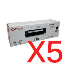 Canon LASER SHOT LBP7200CDN CART-318BK x5 Black Gen.