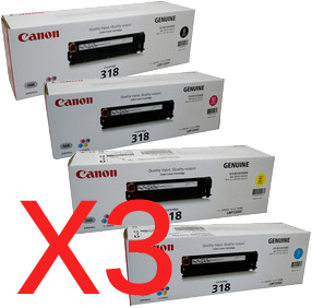 Canon LASER SHOT LBP7200CDN CART-318 x4 Gen.