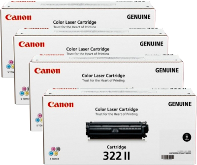Canon LASER SHOT LBP9100CDN CART-322II x4 Gen.
