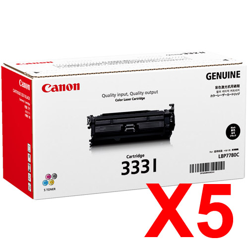 Canon imageCLASS LBP8780x CART-333I x5 Gen.