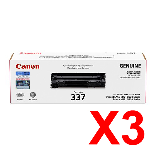 Canon imageCLASS MF249dw CART-337 x3 Gen.