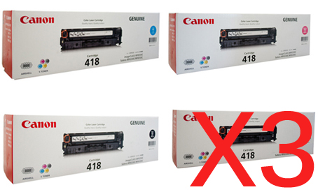 Canon imageCLASS MF729cx CART-418 x4 Gen.