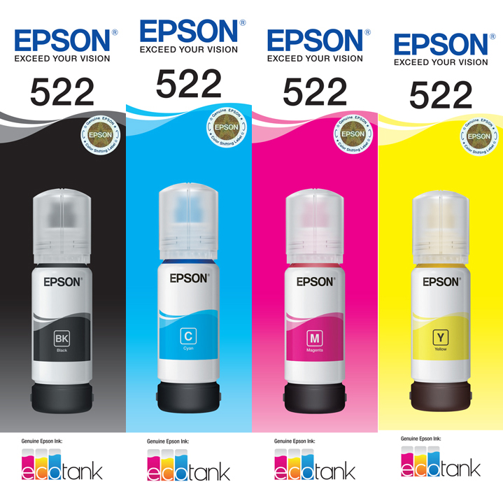 Epson WorkForce ET-4700 (1BK,1C,1M,1Y) x4 Gen.