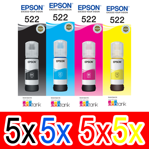 Epson WorkForce ET-4700 (5BK,5C,5M,5Y) x20 Gen.