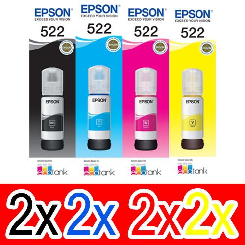 Epson WorkForce ET-4700 (2BK,2C,2M,2Y) x8 Gen.