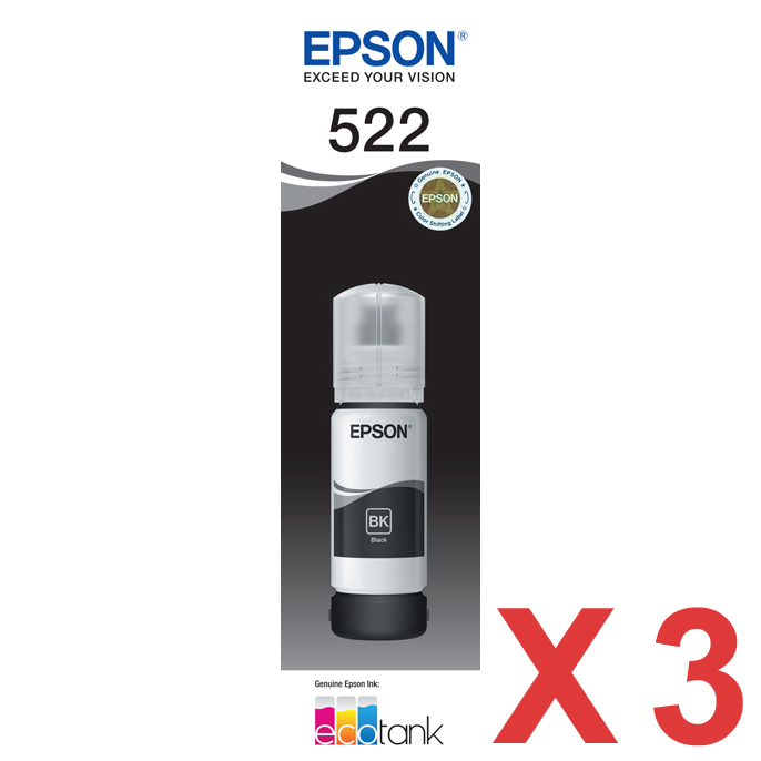 Epson WorkForce ET-4700 T522 x3 Black Gen.