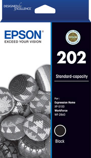 Epson WorkForce WF-2860 202 x1 Black Standard Yield Gen.