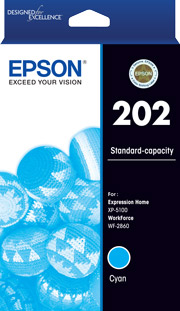 Epson WorkForce WF-2860 202 x1 Cyan Standard Yield Gen.