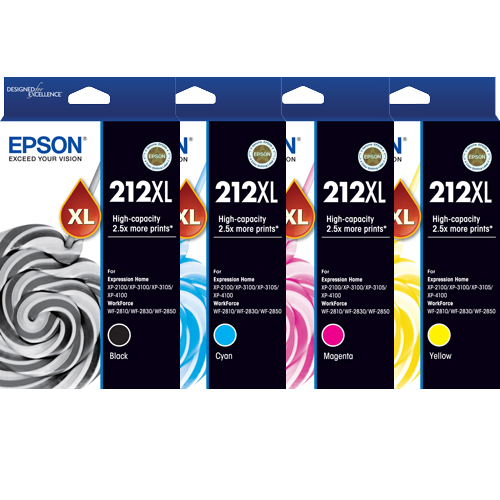 Epson WorkForce WF-2810 (1BK,1C,1M,1Y) x4 High Yield Gen.