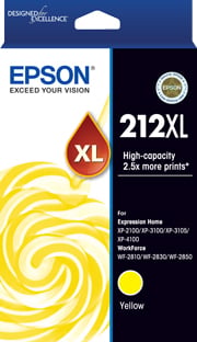 Epson WorkForce WF-2810 212XL x1 Yellow High Yield Gen.