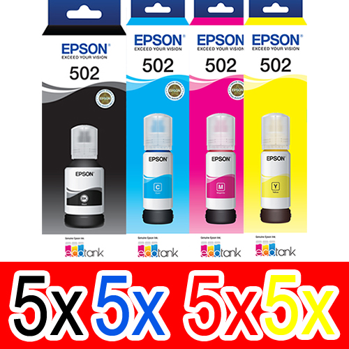 Epson WorkForce ET-3750 (5BK,5C,5M,5Y) x20 Gen.