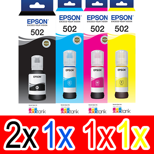 Epson WorkForce ET-3750 (2BK,1C,1M,1Y) x5 Gen.