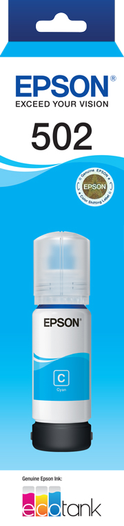 Epson WorkForce ET-3750 T502 x1 Cyan Gen.