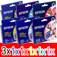 Epson Stylus Photo R310 (3BK,1C,1M,1Y,1LC,1LM) x8 Gen.