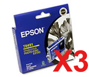Epson Stylus Photo R310 T0491 x3 Black Gen.