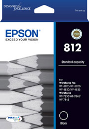 Epson WorkForce WF-7830 812 x1 Black Standard Yield Gen.