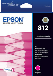 Epson WorkForce WF-7830 812 x1 Magenta Standard Yield Gen.