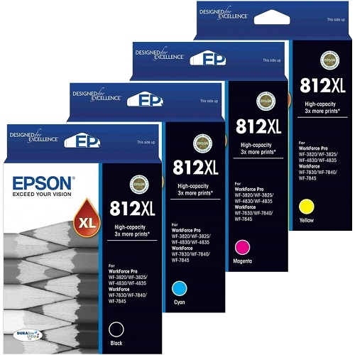 Epson WorkForce WF-7830 (1BK,1C,1M,1Y) x4 High Yield Gen.