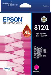 Epson WorkForce WF-7830 812XL x1 Magenta High Yield Gen.