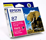 Epson Stylus Photo R1900 T0873 x1 Magenta Gen.