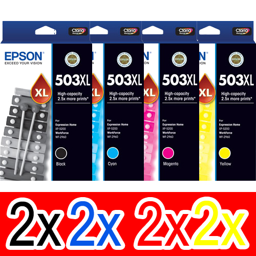Epson WorkForce WF-2960 (2BK,2C,2M,2Y) x8 High Yield Gen.