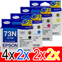 Epson Stylus T21 (4BK,2C,2M,2Y) x10 Gen.