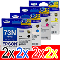 Epson Stylus T21 (2BK,2C,2M,2Y) x8 Gen.