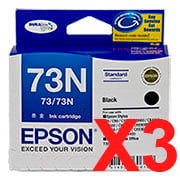 Epson Stylus T21 T0731 x3 Black Gen.