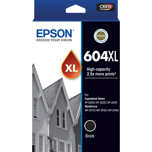 Epson WorkForce WF-2910 604XL x1 Black High Yield Gen.