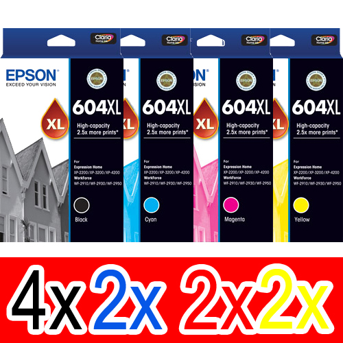 Epson WorkForce WF-2910 (4BK,2C,2M,2Y) x10 High Yield Gen.