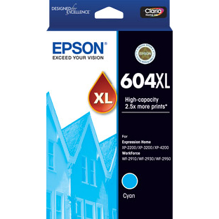 Epson WorkForce WF-2910 604XL x1 Cyan High Yield Gen.