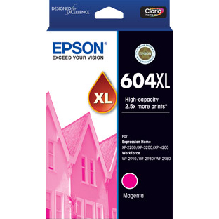 Epson WorkForce WF-2910 604XL x1 Magenta High Yield Gen.